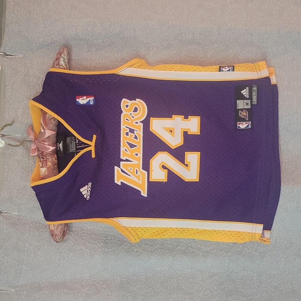 ADIDAS KOBE JERSEY TANK 24 NBA BOYS MED 5-6 UNISEX